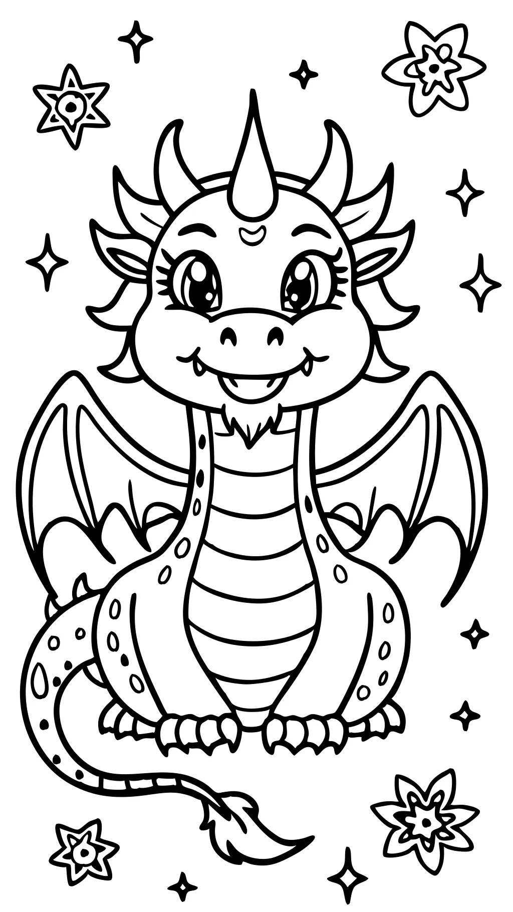 coloriages imprimables des dragons